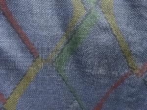 アンティーク　抽象模様織り出し本場泥大島紬着物(5マルキ)